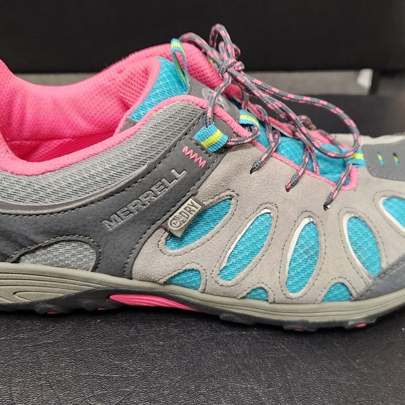 Merrell Low Lace Chamellion Waterproof Hiking Shoes Leather and Mesh, Like New - Picture 4 of 6